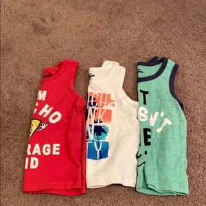 3 boys tanks